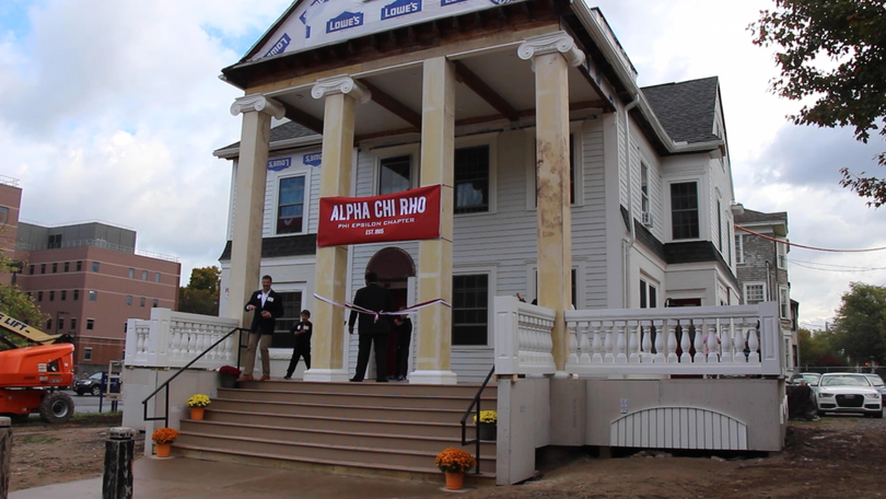 Video: Take a tour of Alpha Chi Rho’s renovated fraternity house