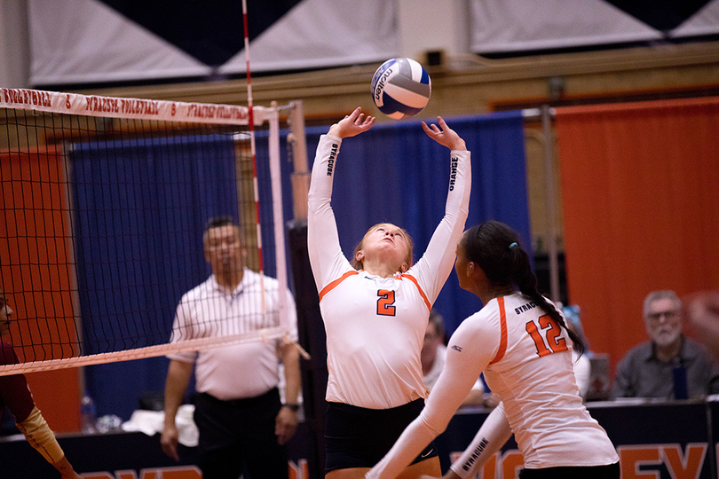 Dana Valelly, Jalissa Trotter contribute in setter tandem against Boston College