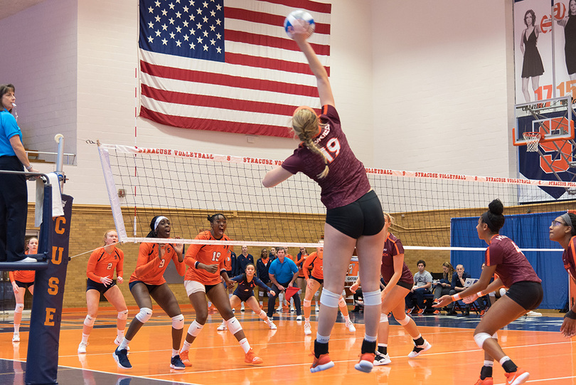 Gallery: Syracuse beats Virginia Tech in straight sets