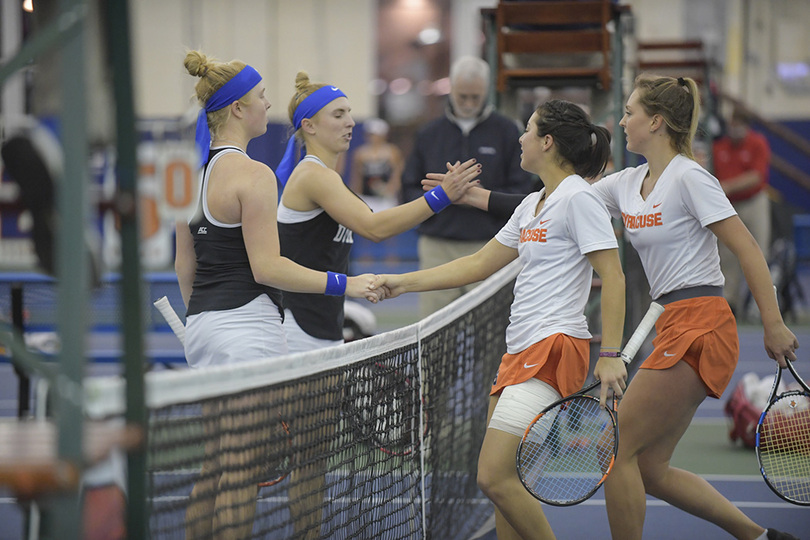 Syracuse’s top doubles pair looks to replicate last season’s success