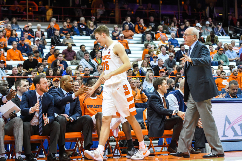 After 1st year with his dad, Buddy Boeheim got no special treatment