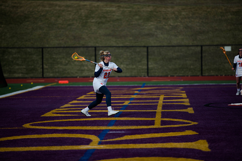 Megan Carney’s career day leads Syracuse past Virginia Tech, 14-13