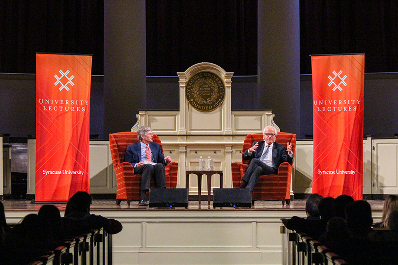 Former US Ambassador Martin Indyk talks Middle East relations in final University Lecture