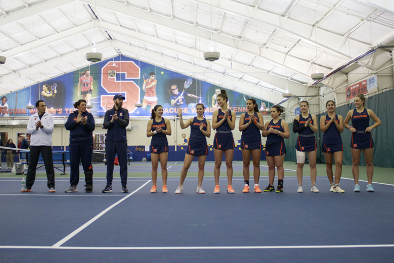 Syracuse overcomes lineup changes and lost doubles point to beat Georgia Tech