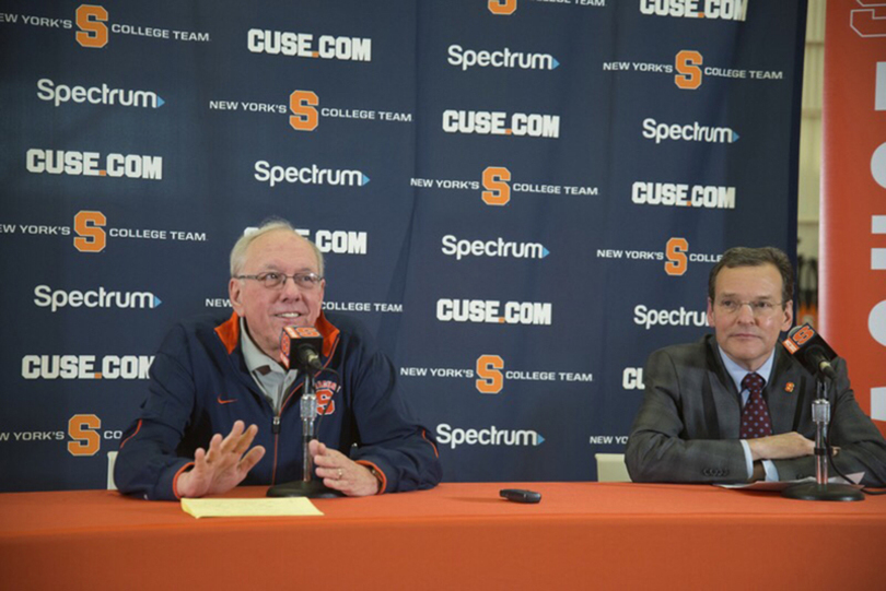 John Wildhack reiterates Dino Babers contract extension is ‘long-term’ at press conference