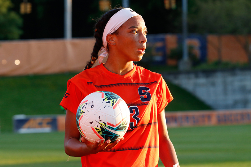 Defender Clarke Brown’s development into one of SU’s top players hinges on her offensive abilities