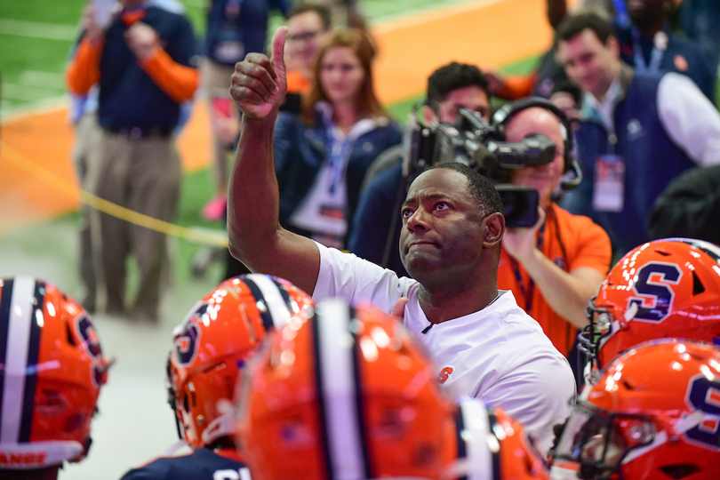 Dino Babers addresses DeVito injury status, offensive line struggles at press conference