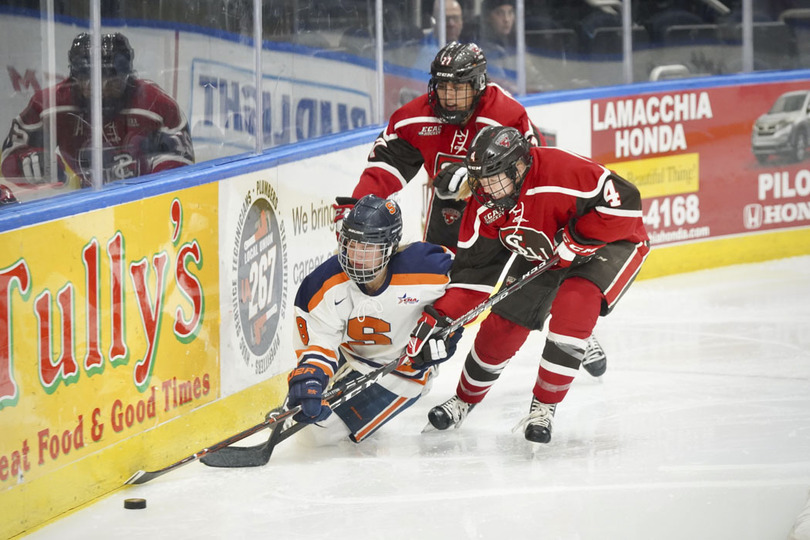 Syracuse falls to St. Lawrence in overtime, 4-3