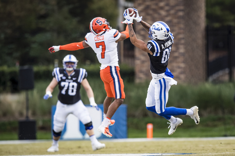 In 1st game with new defensive coordinator, Syracuse defense shuts down Duke in 49-6 win