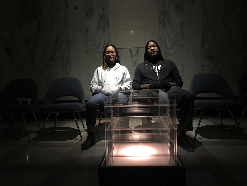 SU architecture students use plexiglass in &#8216;Cognitive Awareness&#8217; exhibit