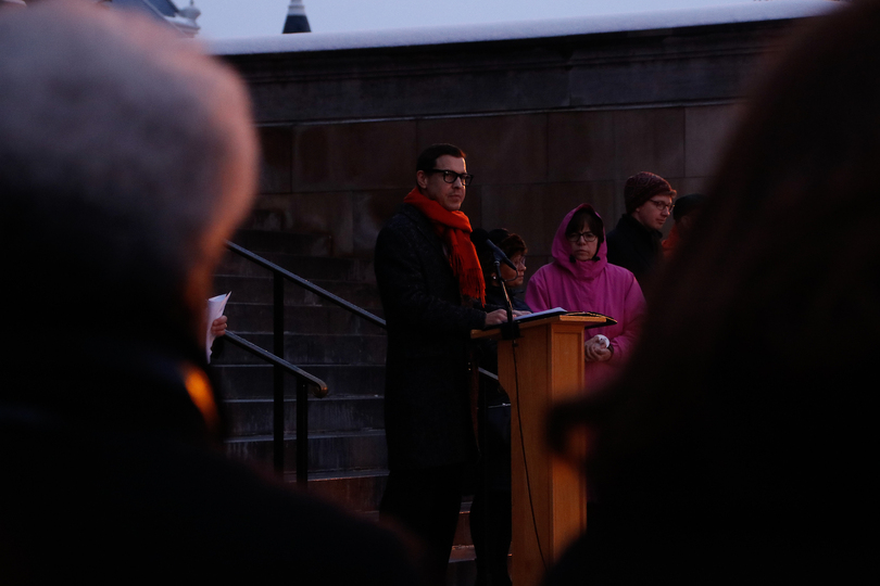 Students, community leaders condemn hate speech at Hendricks Chapel vigil