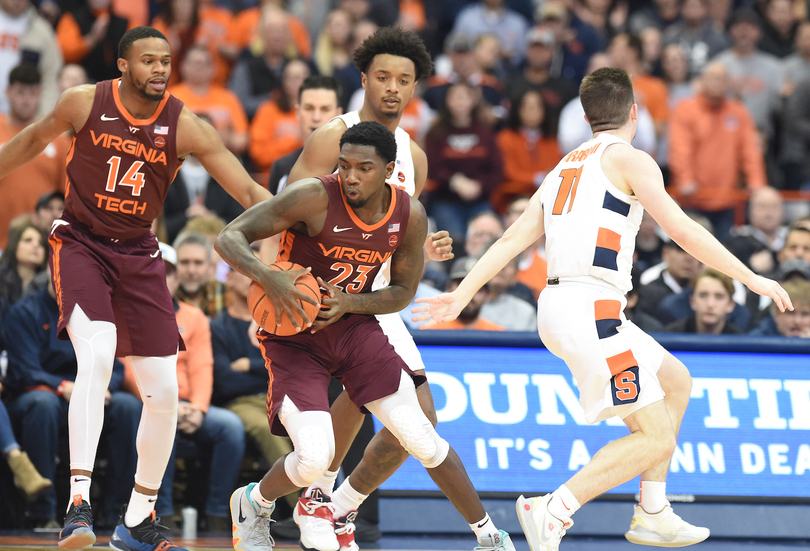 Syracuse&#8217;s reliance on Elijah Hughes evident in loss to Virginia Tech