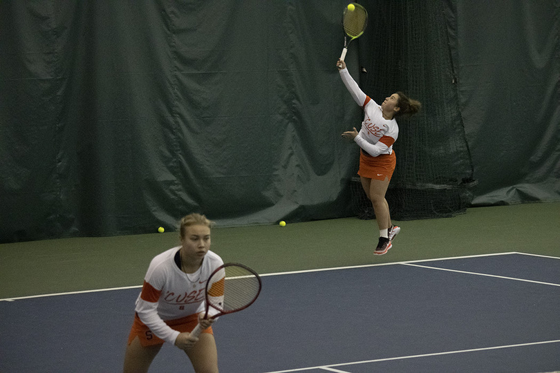 New doubles pairings give Syracuse early lead in 6-1 win against Boston