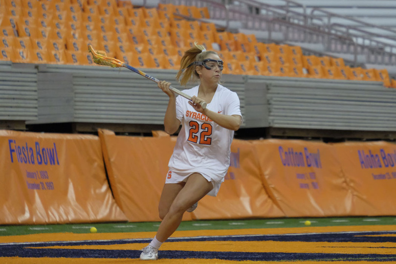 Key assists, passing, set up Emily Hawryschuk’s career-night in 21-6 win over Canisius