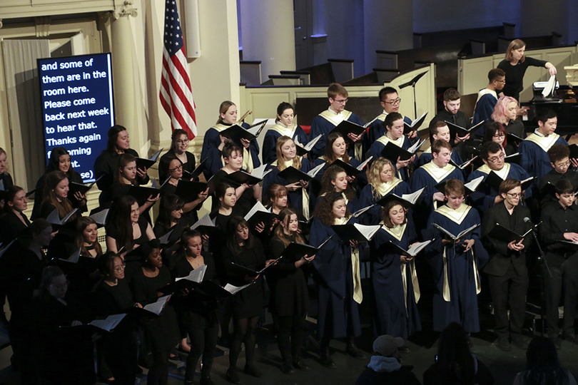 Music and Message concert at Hendricks Chapel dedicated to Black History Month