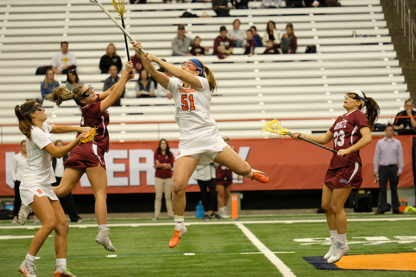 No. 4 Syracuse rolls past No. 18 Virginia Tech in Crown Lacrosse Classic, 18-8