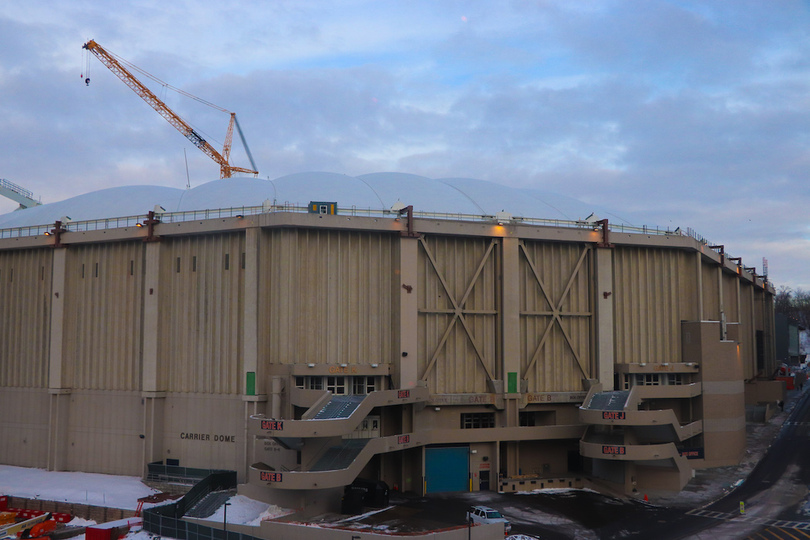 Carrier Dome renovations likely halted by latest nonessential work order