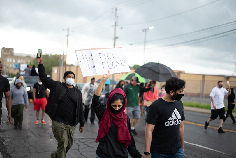 Mayor Ben Walsh joins marchers on 6th day of protests