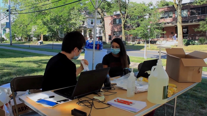 Video: Student contact tracers empathize with COVID-19 concerns at college