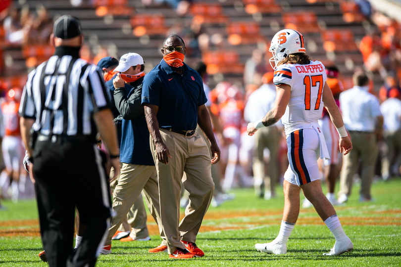 Dino Babers defends decision to punt on key play in loss to No. 1 Clemson