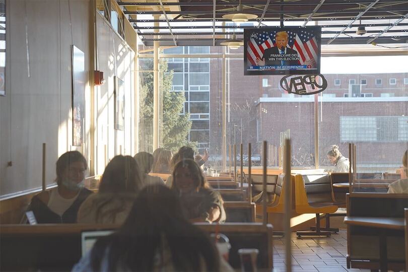 Students anxiously await final election results the day after polls close