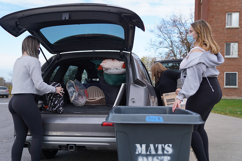 Students happy with how long on-campus classes lasted, relieved to go home