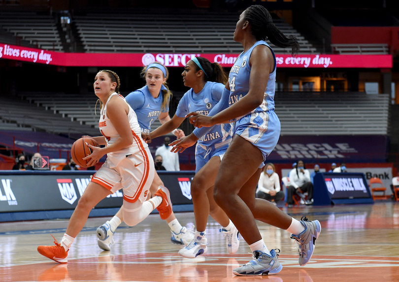 No. 23 Syracuse rides 27-point 4th quarter in comeback win over UNC