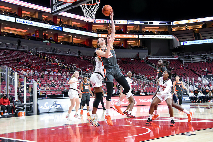 No. 23 Syracuse unable to keep up with No. 1 Louisville in 67-54 loss