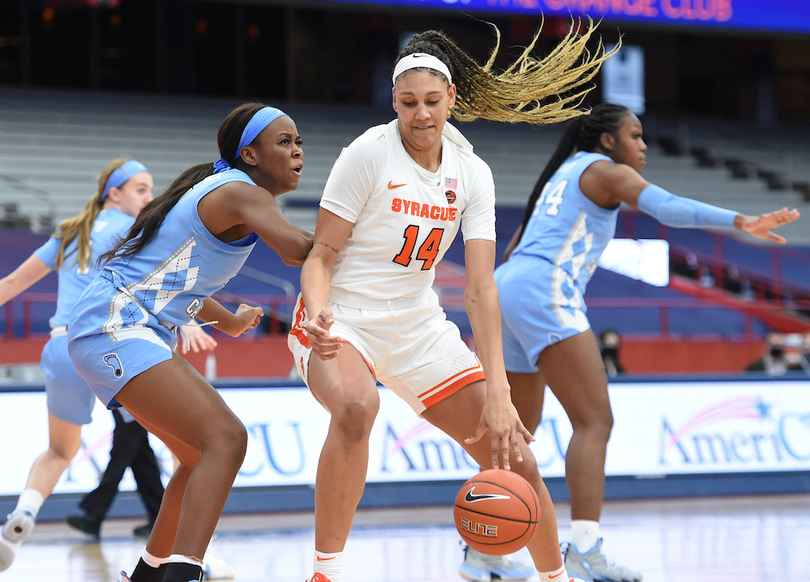 No. 23 Syracuse’s centers largely ineffective in OT loss to Clemson