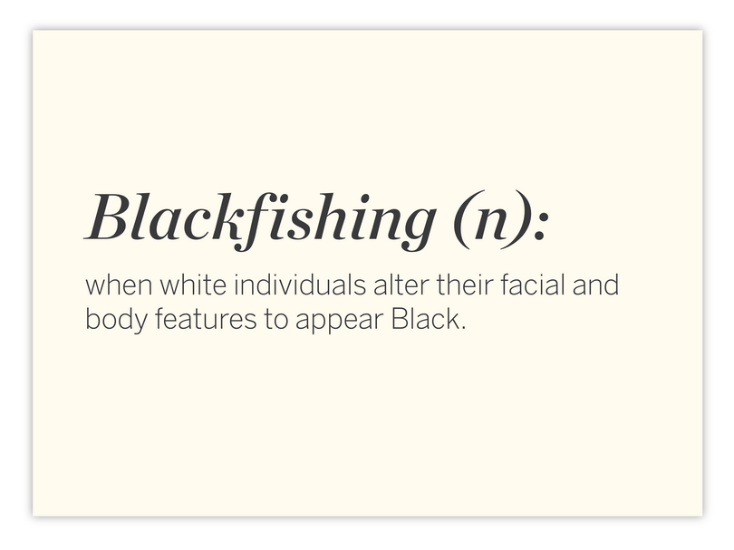 White people trying to embody Black features is wrong. Stop &#8216;Blackfishing.&#8217;