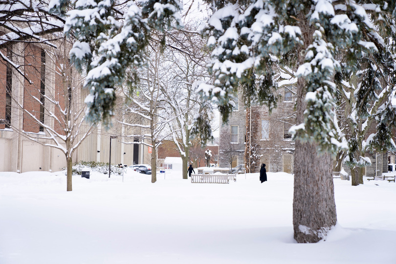 Video: The snowy scenes of winter at Syracuse University