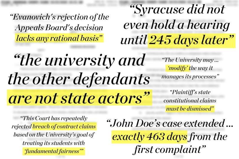 In conduct proceedings, SU gets to make the rules — and change them at will