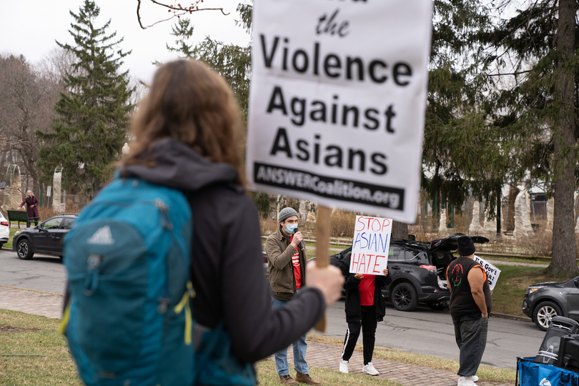 Gallery: Syracuse community members rally against anti-Asian hate