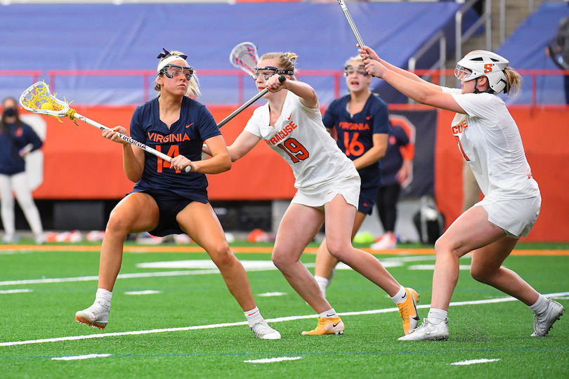 Syracuse’s high-pressure zone holds No. 6 Virginia to 7 2nd-half shots