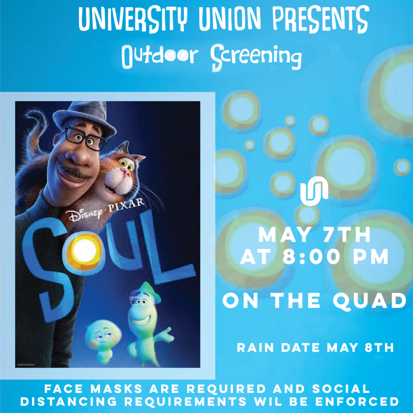 UU to screen movie &#8216;Soul&#8217; on the Quad