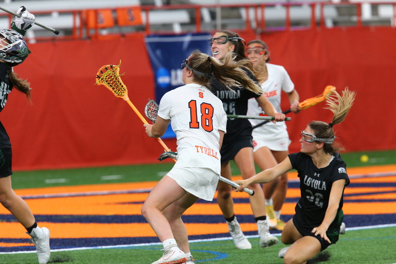 Meaghan Tyrrell scores program record 7 goals in 20-8 win over Loyola