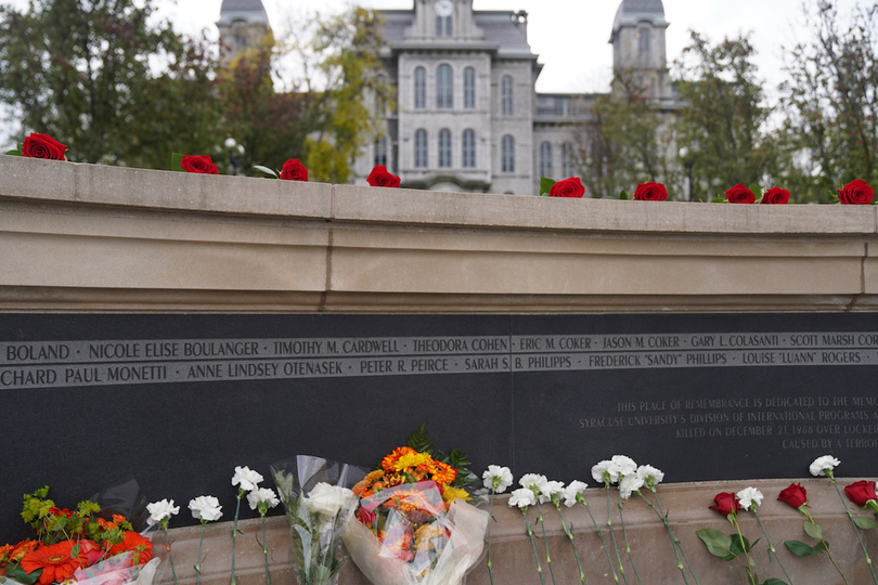 Gallery: Remembrance Scholars lay roses to honor Pan Am Flight 103 victims