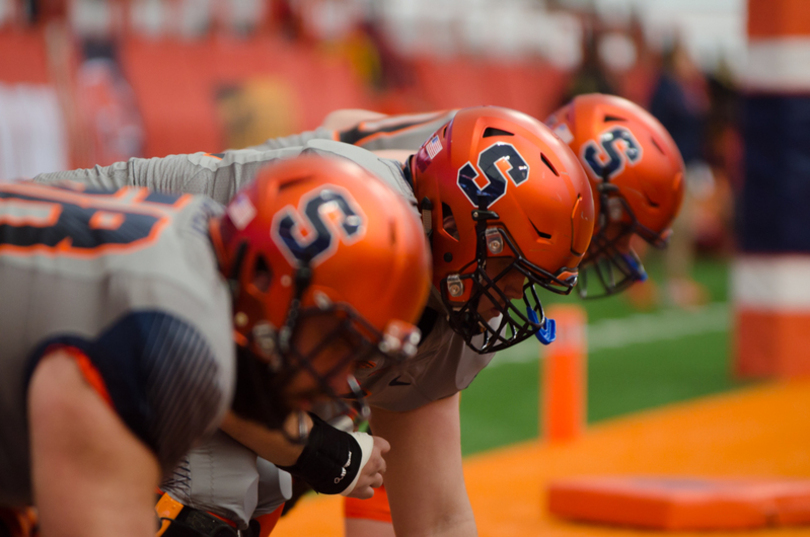 SU offensive line coach Mike Schmidt among nominees for best assistant coach