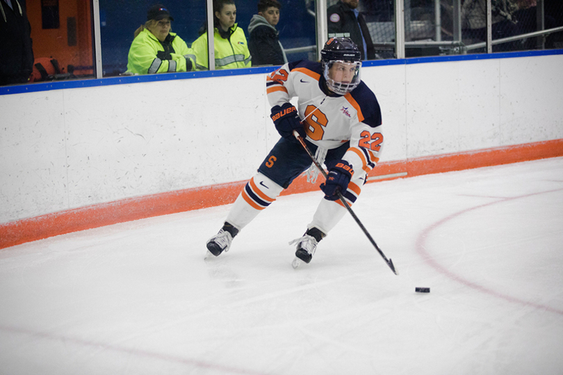 Syracuse improves offensively after rough 1st period in 1-0 OT loss to Penn State