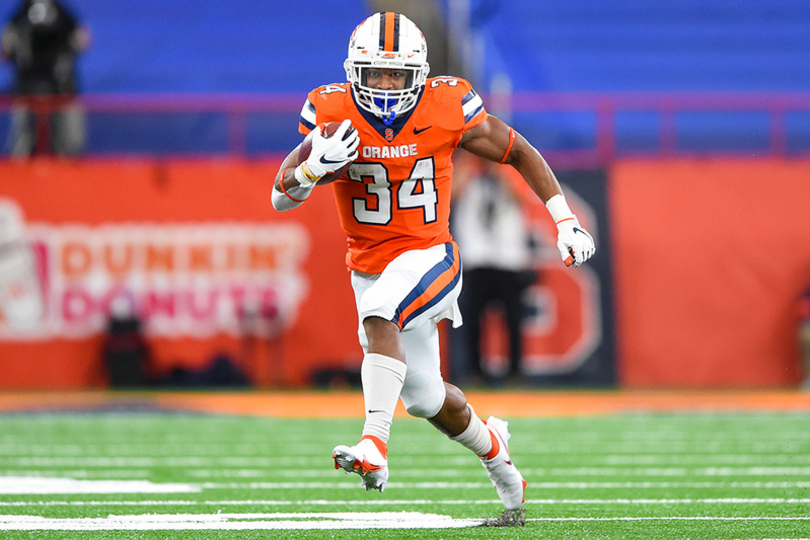 Sean Tucker breaks 42-year record for SU’s most single-season rushing yards