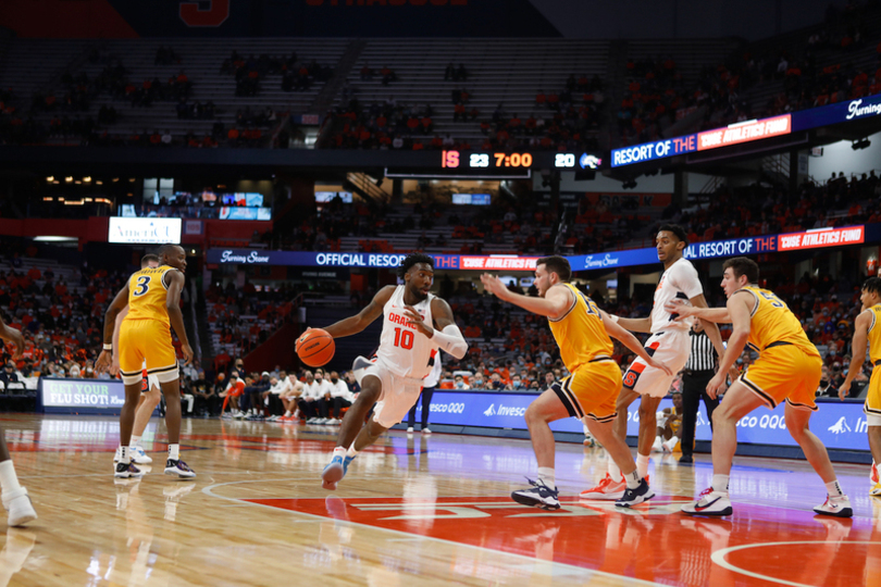 Observations from SU vs. Colgate: Lots of 3s, struggles at forward spot