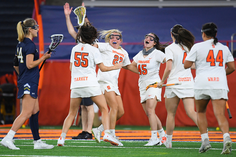 SU women’s lacrosse to play 11 NCAA Tournament teams in 2022