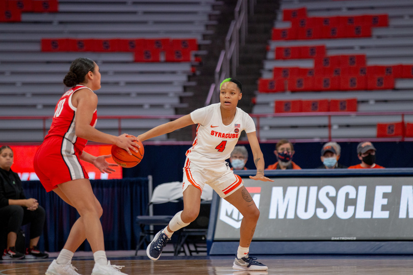 Syracuse overwhelmed by No. 18 Georgia Tech’s height, falls 65-55