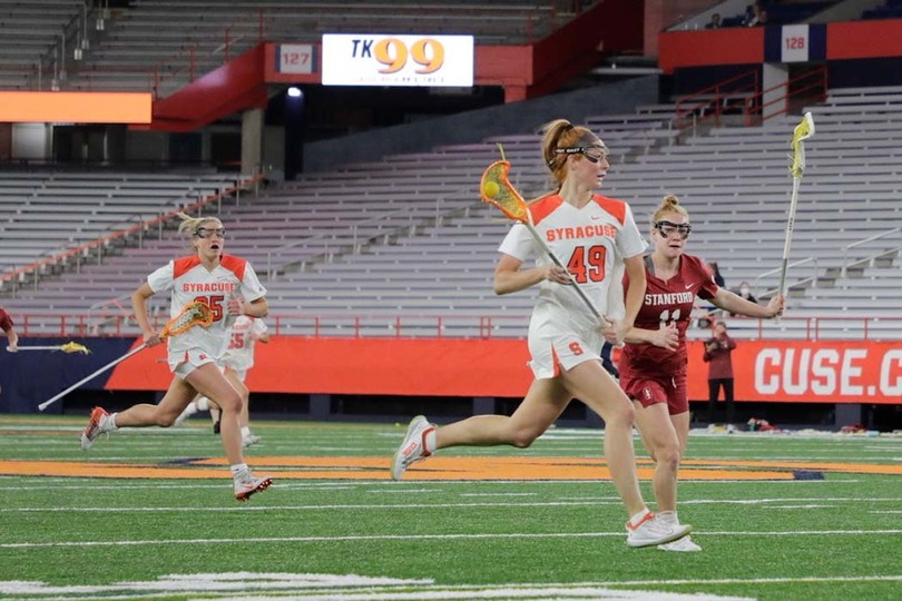 Syracuse defeats No. 13 Stanford 12-9 in Kayla Treanor&#8217;s head coaching debut