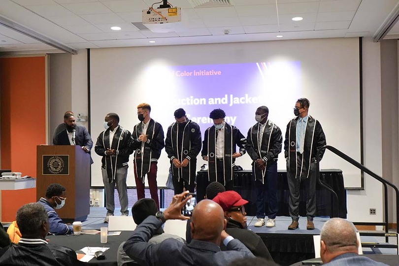 Men of Color Initiative holds brotherhood-themed inauguration for class of 2022