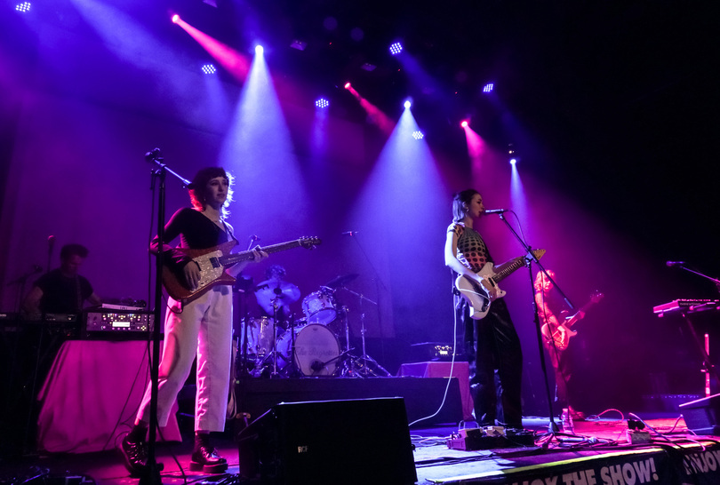 Interactive crowd welcomes The Regrettes as part of Get The F*ck Out of LA Tour