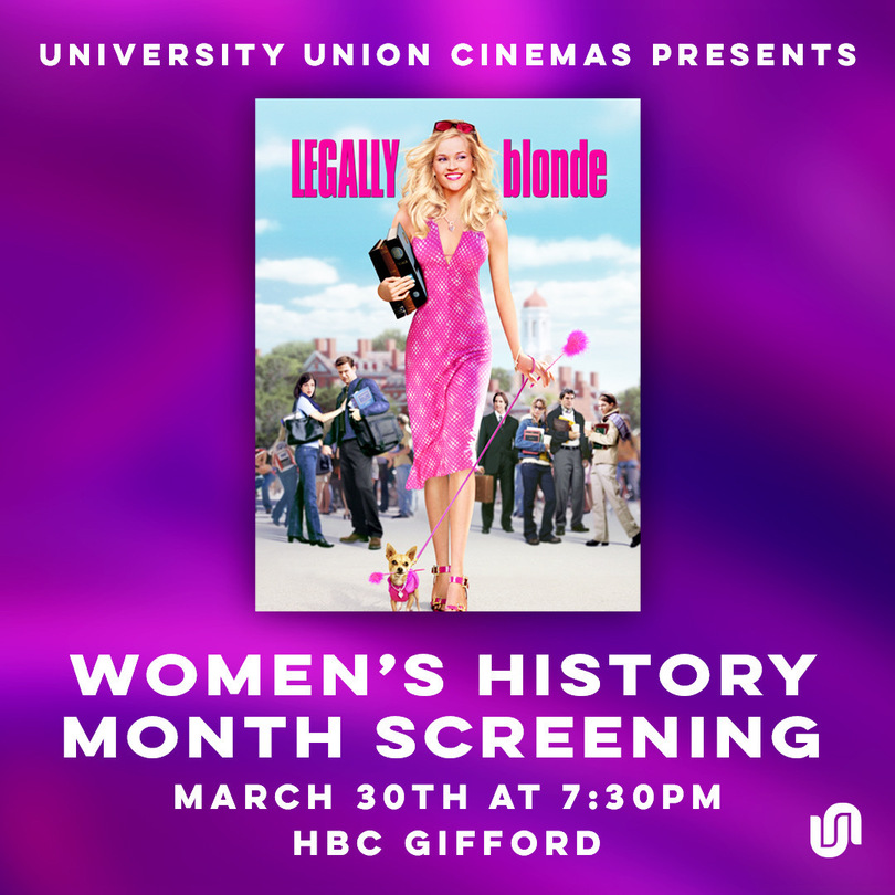 UU to screen ‘Legally Blonde’ in celebration of Women’s History Month