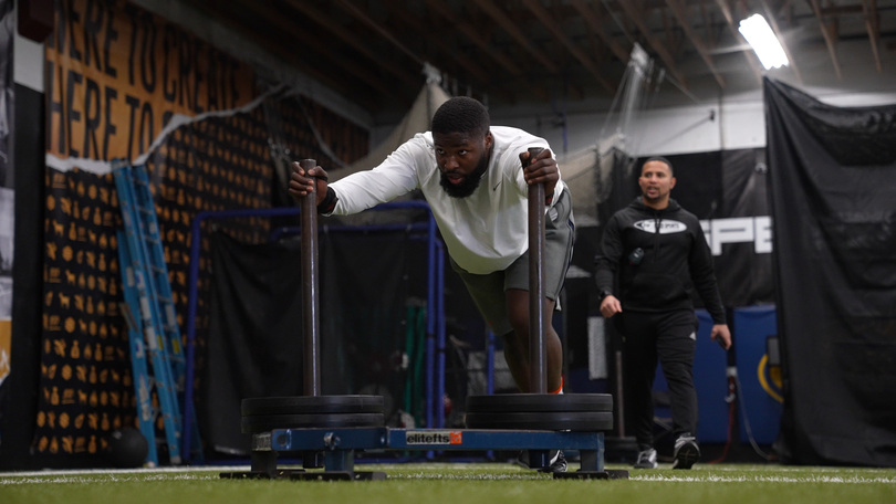 Cody Roscoe uses 11 weeks at Ford Sports Performance to transform body before NFL draft