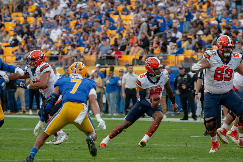 Carlos Del Rio-Wilson&#8217;s 1st collegiate start marred by abysmal Syracuse offensive performance