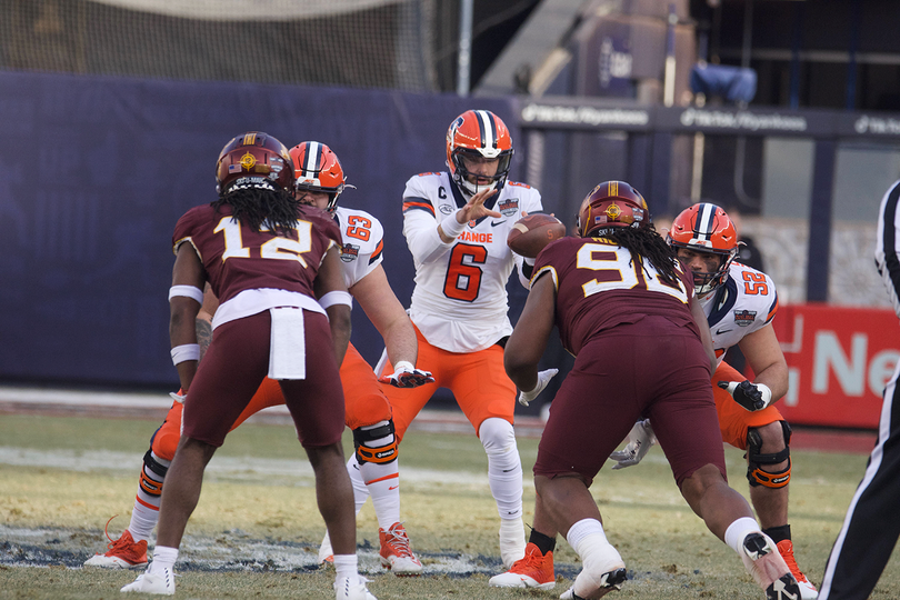 Syracuse falls to Minnesota 28-20 in Pinstripe Bowl to conclude once-hopeful season